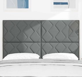 vidaXL Κεφαλάρι Σκούρο Γκρι 160 cm ύφασμα