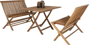 ΣΕΤ ΤΡΑΠΕΖΑΡΙΑΣ ΕΞΩΤ. ΧΩΡΟΥ 3ΤΜΧ KENDALL HM11952 ΜΑΣΙΦ ΞΥΛΟ TEAK ΦΥΣΙΚΟ