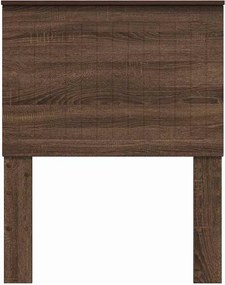 vidaXL Κεφαλάρι με κεφαλάρι Καφέ δρυς 75 cm Επεξεργασμένο ξύλο