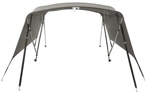 vidaXL Τέντα Σκάφους με 4 Αψίδες Τοιχώματα 243x(185-198)x137 εκ.