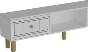 Stewehome Μποέμ έπιπλο τηλεόρασης με ντουλάπι 150x30x41 cm