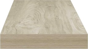 vidaXL Ράφι Τοίχου Χρώμα Δρυός 60x23,5x3,8 εκ. MDF