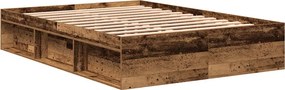 vidaXL Πλαίσιο κρεβατιού χωρίς στρώμα 140x200 εκ. Επεξεργασμένο Ξύλο