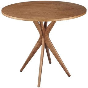 Τραπέζι Jubi JUBITLROOAK Φ90x73cm Oak Mdf,Ξύλο