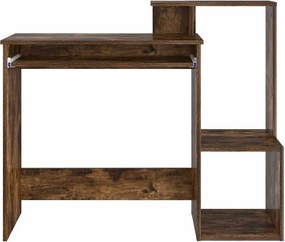 vidaXL Γραφείο Καπνιστό Δρύς 106 x 41 x 88,5 cm Επεξεργασμένο Ξύλο