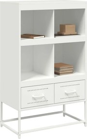 vidaXL Ντουλάπι Λευκό 68x39x111,5 εκ. από Χάλυβα