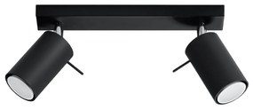 Sollux Φωτιστικό οροφής Ring 2,ατσάλι,2xGU10/40w