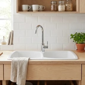 Sanitec Classic 319 (93×51) - Γρανιτένιος νεροχύτης - Granite TERRACOTTA