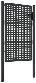 vidaXL Πύλη Κήπου Ανθρακί 105 x 175 εκ. Ατσάλινη