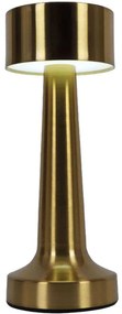 Φωτιστικό Επιτραπέζιο Επαναφορτιζόμενο 3033-Golden 9x21cm Dim Led 2W Gold Inlight
