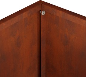 vidaXL Γλάστρα Κήπου Σκ rusty 50 x 30 x 50 cm