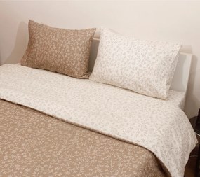 Φανελένια Σεντόνια Μονά (Σετ) Viopros 8630 Μπεζ