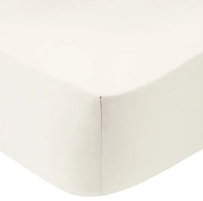 Κατωσέντονο Cotton Feelings με λάστιχο 100 White Υπέρδιπλο (180x200+30)