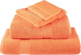 vidaXL Πετσέτες Premium Σετ 8 Τεμ. SOLUND Πορτοκαλί 600 γρ/μ²