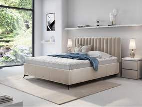 Επενδυμένο κρεβάτι Morris-Ekrou-120 x 200