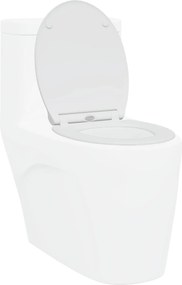 vidaXL Λεκάνη Λευκό 45,5 x 37,5 x 3,8 εκ. Δυροπλάστ