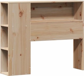 vidaXL Κρεβάτι Βιβλιοθήκη Χωρίς Στρώμα 75x190 εκ Μασίφ Ξύλο Πεύκο