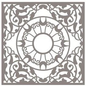 Intra απο ξύλο plywood 3mm-4mm πάχος - Γεωμετρική διανυσματική τέχνη Mandala Δίασταση 30x30 cm Intraeaxys-eo0yl97g