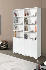 Βιβλιοθήκη Λευκό DOCLI 120x30x2