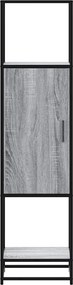 vidaXL Highboard Grey Sonoma Κατασκευασμένο ξύλο και μέταλλο