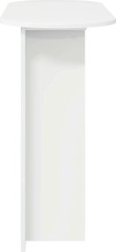 vidaXL Τραπέζι κονσόλας Γυαλιστερό Λευκό 100 x 39,5 x 75 εκ