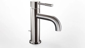 La Torre New Tech Inox Μπαταρία Νιπτήρος με Aυτόματη Βαλβίδα 12007-110