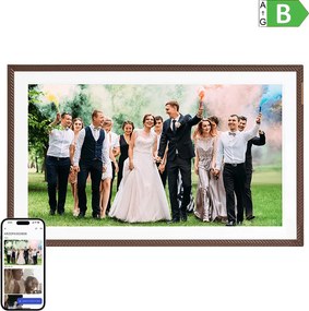 Arzopa D156 (καφέ) 15.6" ψηφιακή κορνίζα φωτογραφιών