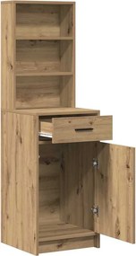 vidaXL Highboard Artisan Oak 41 x 40 x 135 εκ Επεξεργασμένο ξύλο