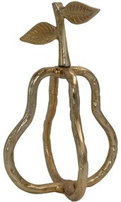 Διακοσμητικό Επιτραπέζιο Pear 948-124-003 15x24cm Gold Αλουμίνιο