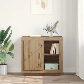 vidaXL Πλαϊνό γραφείο Artisan Oak 80 x 40 x 75 εκ. Επεξεργασμένο ξύλο