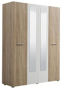 Wardrobe Ritmo with Mirror 4K2O Sonoma 148.5*52*200 cm