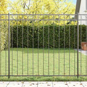 vidaXL Στοιχείο Φράχτη ASSEN Γκρι 170 x 150 εκ. Ατσάλι
