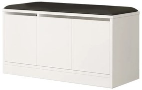 Έπιπλο εισόδου Firefly pakoworld λευκό 89.5x35.5x46εκ 176-000099