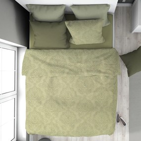 Σεντόνια Υπέρδιπλα (Σετ 240x270) Dimcol Άρτεμις 704 Light Olive