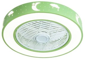 Lineme Ανεμιστήρας Οροφής Φ50cm DC16w Με Φως LED CCT 48w Και Τηλεχειριστήριο Μέντα 02-00147