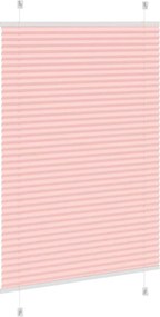 vidaXL Πλισέ περσίδα ροζ 95x150 cm Πλάτος υφάσματος 94,4 cm