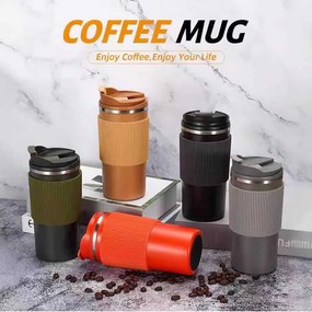 Φορητό παγούρι-θερμός - 500ml - 413388 - Light Brown