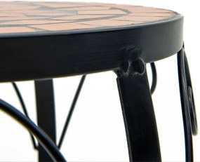 vidaXL Ανθοστήλες «Μωσαϊκό» 3 τεμ. Χρώμα Τερακότα Κεραμικές