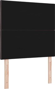 vidaXL Κεφαλάρι Σκούρο Καφέ 100 cm ύφασμα