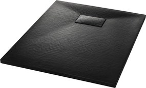 vidaXL Βάση Ντουζιέρας Μαύρη 90 x 70 εκ. από SMC