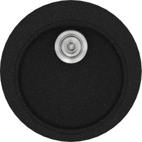 Sanitec Classic 316 (48×48) - Γρανιτένιος νεροχύτης - Metallic SPACE