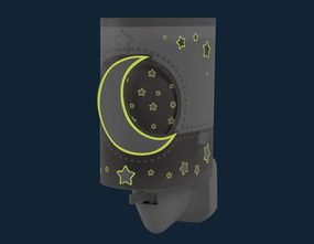 Φως πρίζας Ango Moon LED-Γκρι