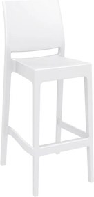 Σκαμπό Μπαρ Maya 75 White