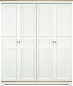 Ντουλάπα Κρεμ / Δρυς GISALER 184.6x54.3x220
