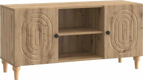 vidaXL Ντουλάπι TV 102 x 34,5 x 50 εκ. Artisan Δρυς Επεξεργασμένο Ξύλο