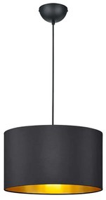 Φωτιστικό Οροφής Hostel 308200179 Ø40x150cm Gold Trio Lighting Metal, Fabric