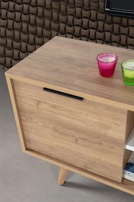 Έπιπλο Τηλεόρασης Sapphire Δρυς / Λευκό PRAFRAS 160x35x18