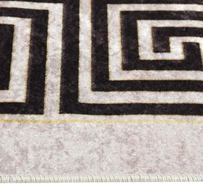 vidaXL Χαλί Πλενόμενο Ανοιχτό Μπεζ 80 x 150 εκ.