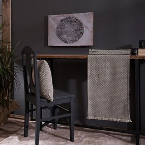 Τραβέρσα Michigan 15 Choco Teoran 45X180 Βαμβάκι-Ακρυλικό