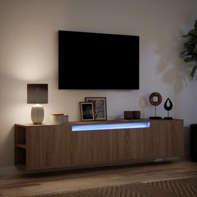 ΈΠΙΠΛΟ ΤΟΙΧΟΥ ΤΗΛΕΟΡΑΣΗΣ ΜΕ LED ΚΑΦΕ ΔΡΥΣ 180X31X39,5 ΕΚ. 3307960